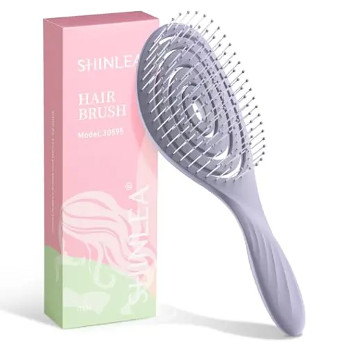 SHINLEA detangle hair brush with spiral design for kids