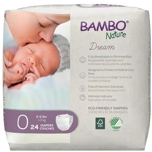 Bambo Nature eco-labeled diapers with breathable backsheet