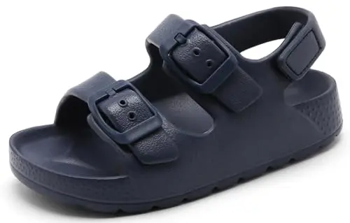 INMINPIN toddler sandals with adjustable back strap in navy
