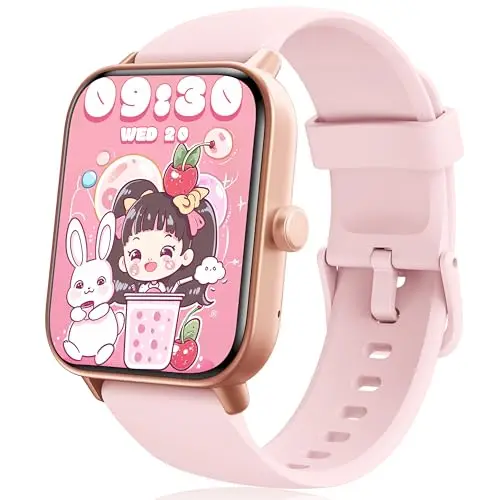 KALINCO kids smartwatch with activity tracking and Alexa