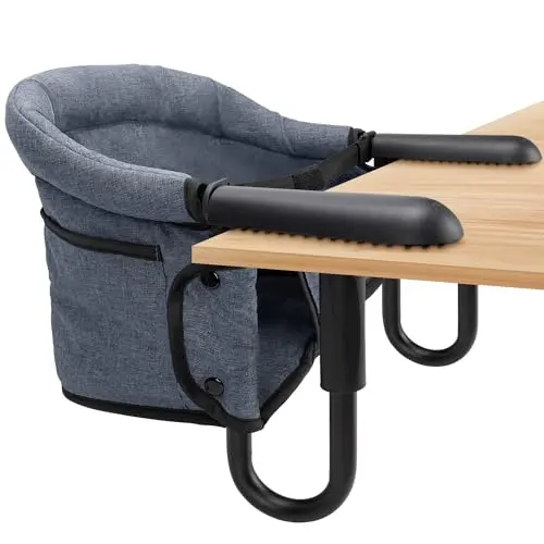 lulunemo hook on high chair attached to table