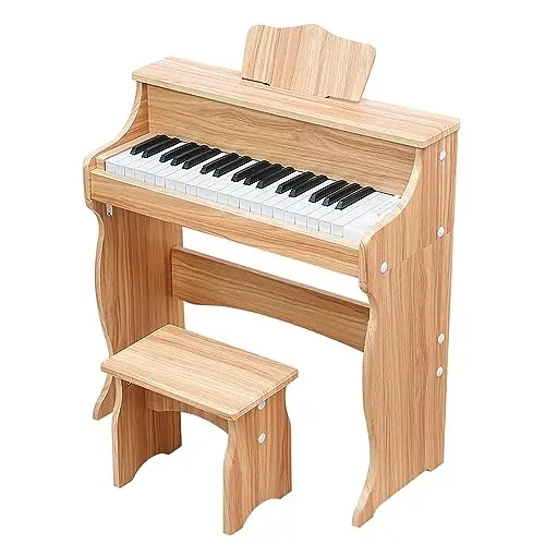 LOSBENCO wooden digital piano with music stand