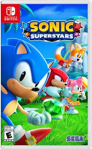 Sonic Superstars Nintendo Switch game cover showing Sonic and friends