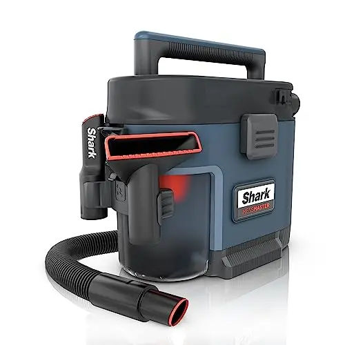 Shark MessMaster wet dry vacuum with compact design and accessories