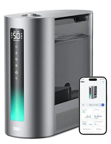 Dreo smart humidifier with warm and cool mist options and app control