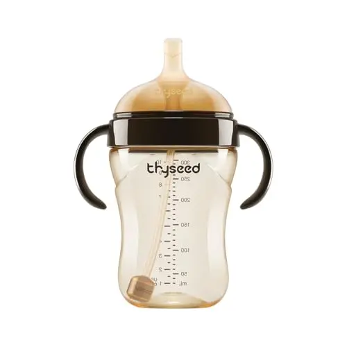 thyseed PPSU weighted straw cup with handles
