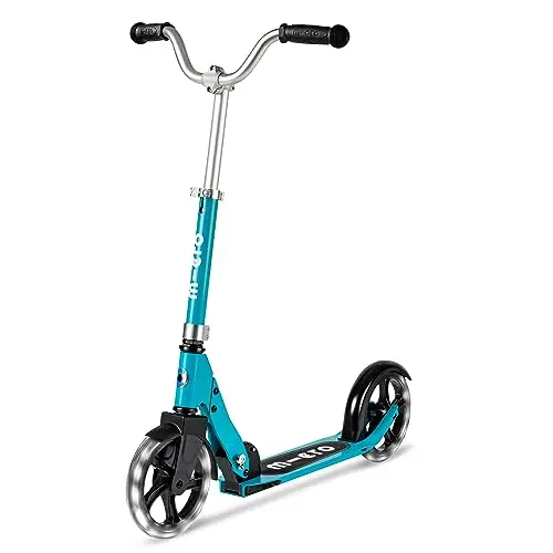 Micro Cruiser LED two-wheel scooter with chopper-style handlebars