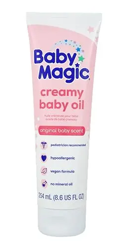 Baby Magic Creamy Baby Oil bottle