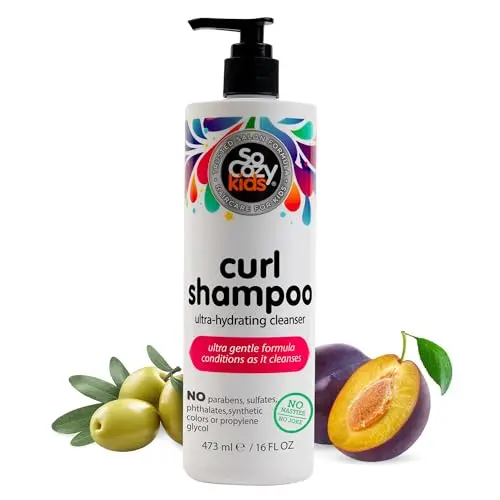 SoCozy Curl Shampoo for Kids with pump