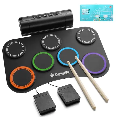 Donner upgraded electronic drum set with lesson integration