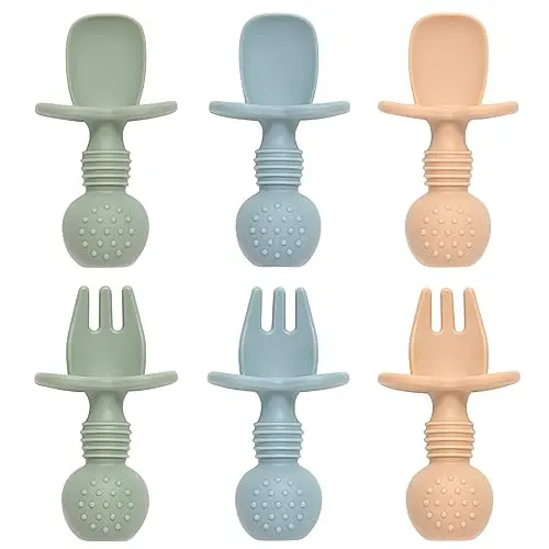Eascrozn baby spoons and forks feeding set