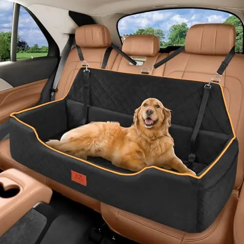 GL GLENSLAVE extra large dog car seat with safety belts