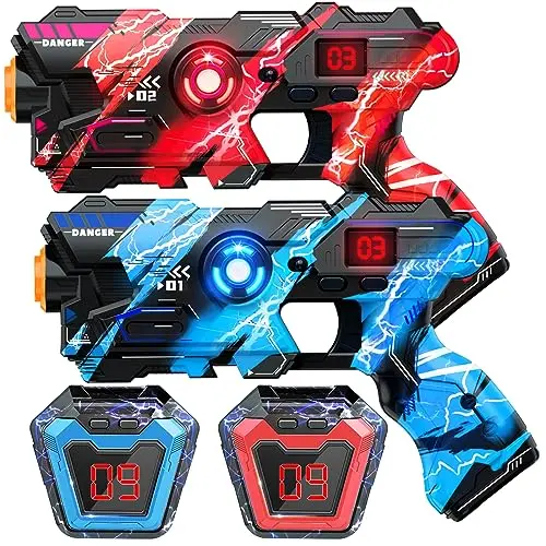 OSALON laser tag guns set of 2 with vests