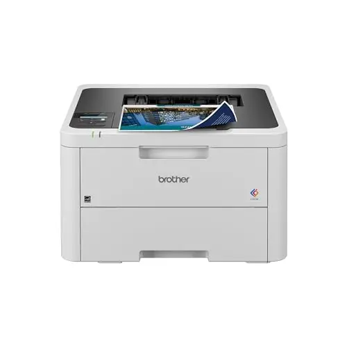 Brother HL-L3220CDW wireless color laser printer in white