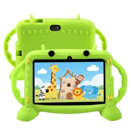 MengDash kids tablet with protective case and educational apps