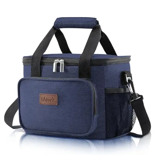 Lifewit insulated lunch bag in dark blue