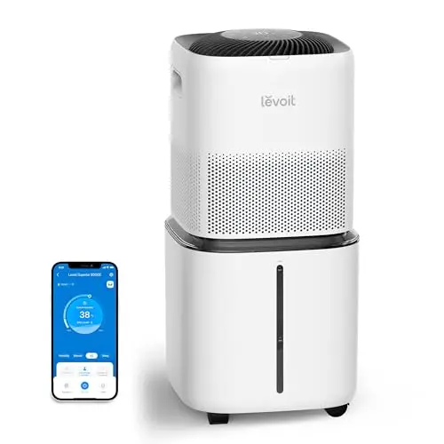 LEVOIT Superior 6000S smart evaporative humidifier with large tank and digital display