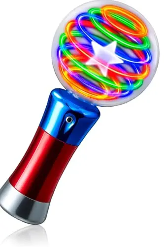 PLAYBEES light-up spinning toy wand with flashing LED lights