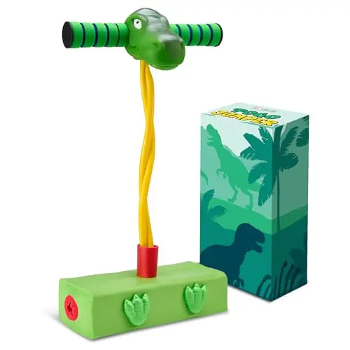 Playbees foam pogo stick with dinosaur head design for kids