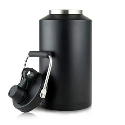 Alathote 128oz insulated stainless steel water jug with handle