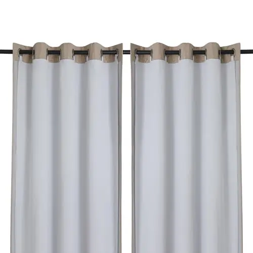 Chyhomenyc blackout curtain liners with rings for easy installation