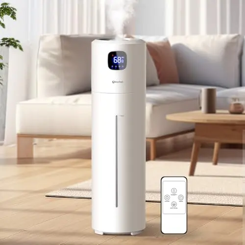 Akeshan large humidifier with remote control and tower design
