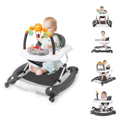 Boyro Baby 5-in-1 walker with bouncer and feeding tray