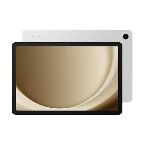 Samsung Galaxy Tab A9+ tablet with large 11-inch display and slim design