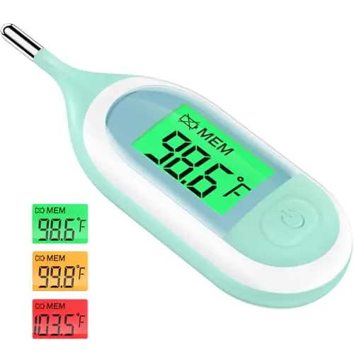 VESOGY digital rectal thermometer with backlight display