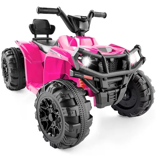 Best Choice Products compact kids electric ATV in pink