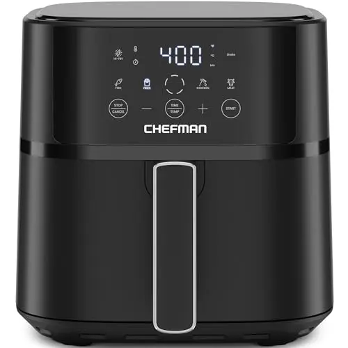 Chefman 6 quart compact air fryer with digital display