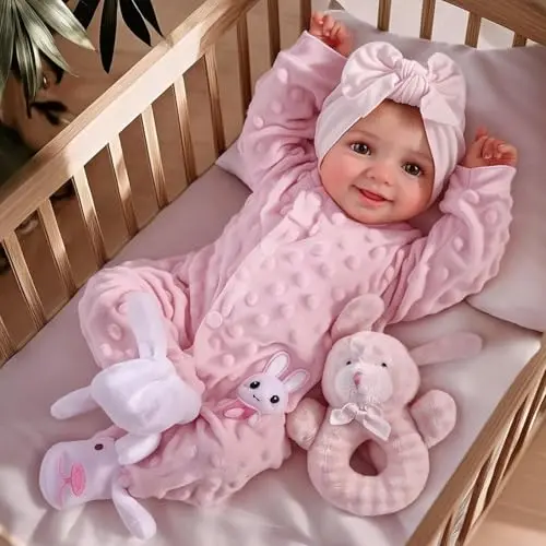 BABESIDE Sunny 17-inch smiling reborn baby doll