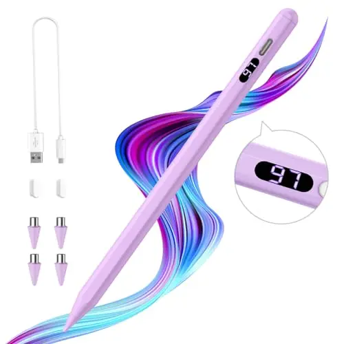 TiMOVO stylus pen for touch screens with fast charging and precision nib