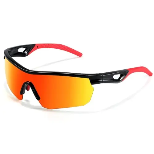 Vcarsian kids polarized sports sunglasses with lightweight frame