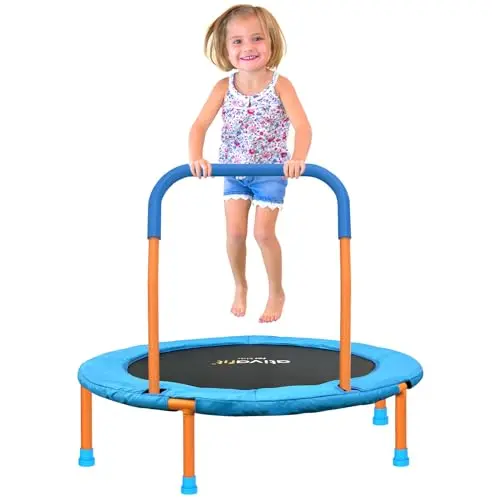 Ativafit orange and blue mini trampoline with elastic bands