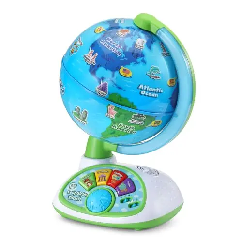 LeapFrog LeapGlobe interactive globe with touch points for young children