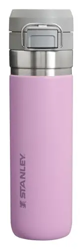 Stanley Quick Flip GO water bottle in lilac color with push-button lid