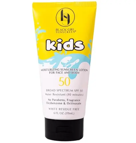 BLACK GIRL SUNSCREEN Kids Lotion bottle