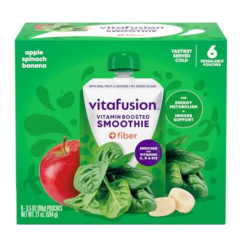 Vitafusion vitamin-boosted smoothie pouch