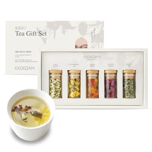 KKOKDAM blooming flower tea gift set