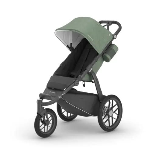 UPPAbaby Ridge jogging stroller with never-flat tires and hand brake system