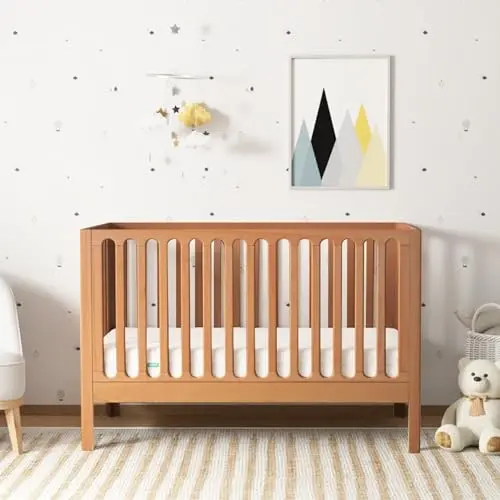 Newton Baby Galileo convertible crib in chestnut color