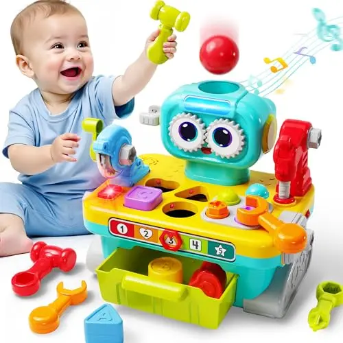 iPlay iLearn toddler musical workbench with tools