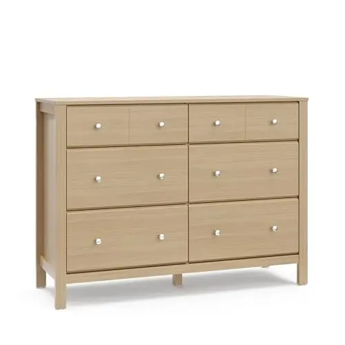 Storkcraft Horizon 6 Drawer Dresser in driftwood