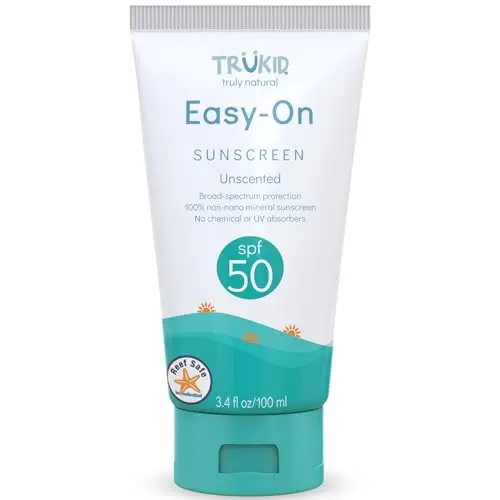 TruKid Easy On Mineral Sunscreen SPF 50 tube for sensitive skin