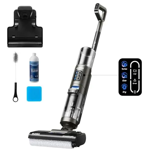 Eureka RapidWash cordless wet dry vacuum with self-cleaning