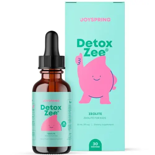 JoySpring DetoxZee zeolite drops with natural berry flavor