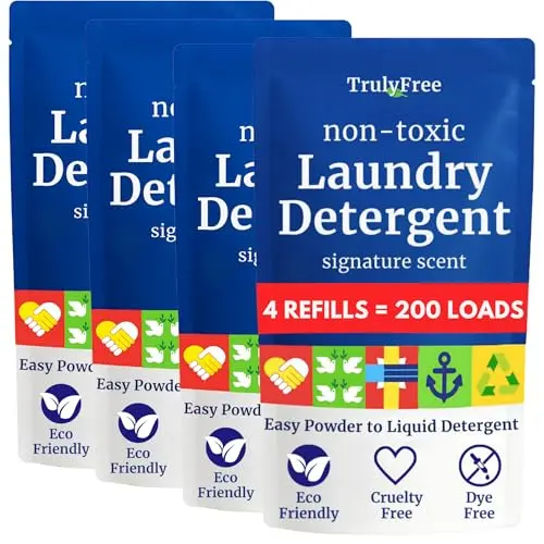 Truly Free Natural Laundry Detergent refill pack