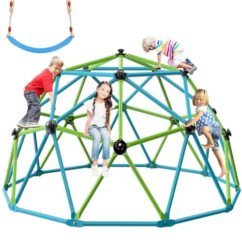 Easyego 10FT jungle gym with swing attachment for kids
