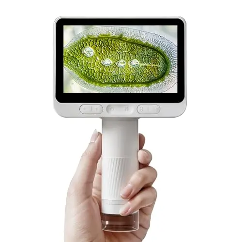 BEAVERLAB digital handheld microscope with 4-inch screen for kids